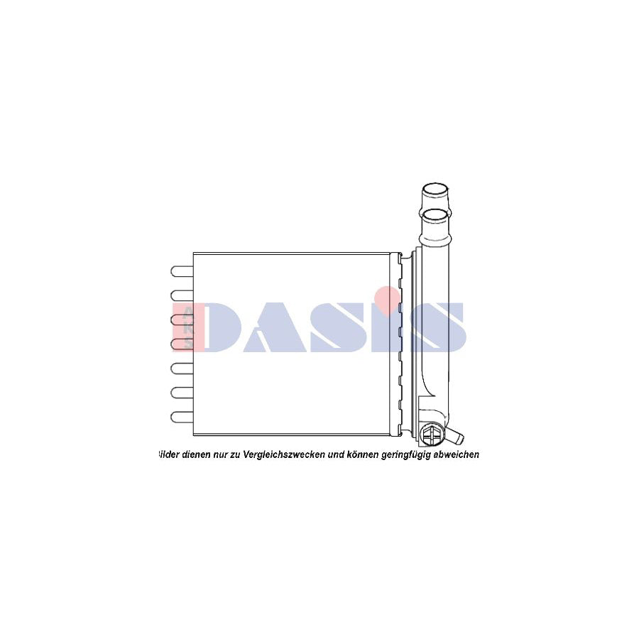 AKS Dasis 089006N Heater Matrix