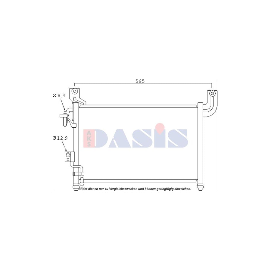 AKS Dasis 092062N Air Conditioning Condenser