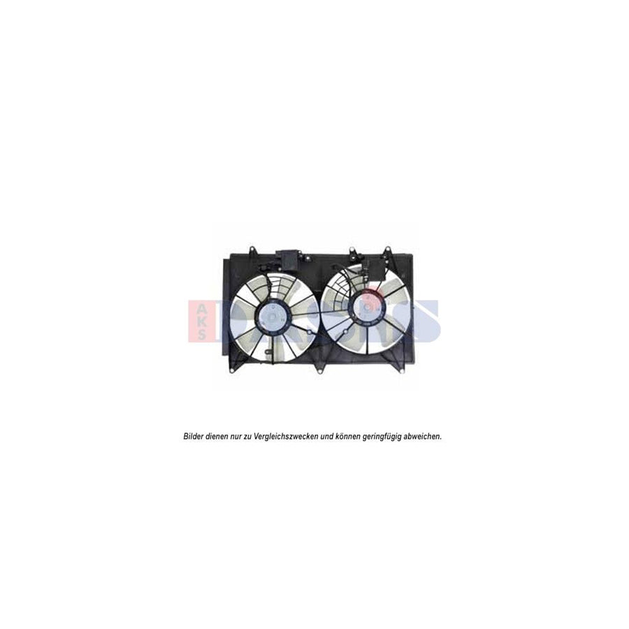 AKS Dasis 118083N Fan, Radiator for Mazda CX-7 (Er)