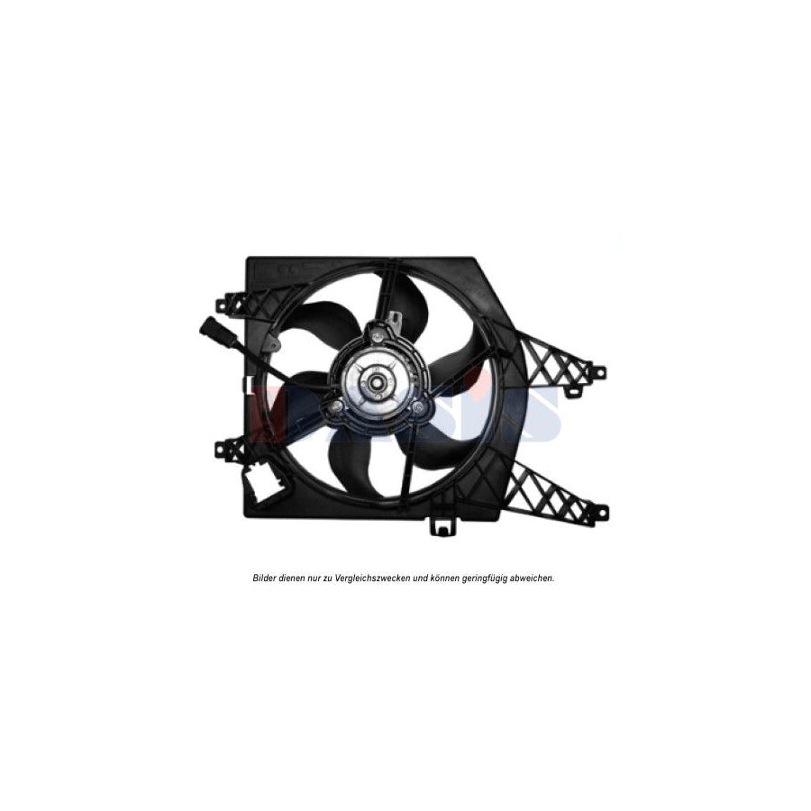 AKS Dasis 188044N Fan, Radiator for Renault Twingo II Hatchback