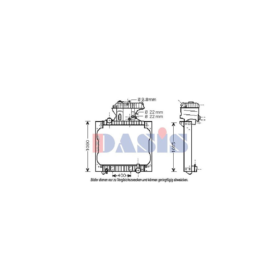 AKS Dasis 260015N Engine Radiator