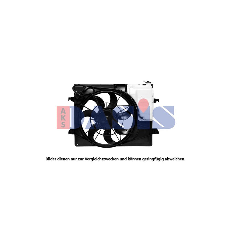 AKS Dasis 568130N Fan, Radiator for KIA Cerato