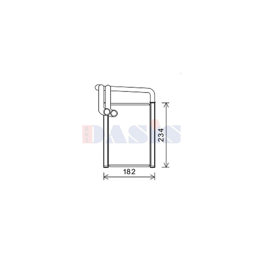 AKS Dasis 569027N Heater Matrix for KIA Magentis II (Mg)