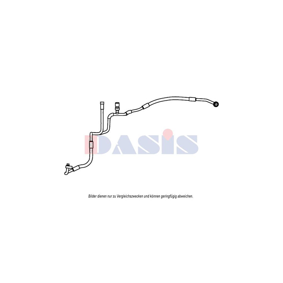AKS Dasis 885836N High Pressure Line, Air Conditioning for Ford Mondeo