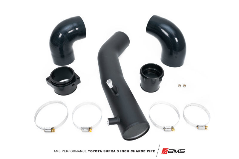 AMS AMS.38.09.0001-1 AMS PERFORMANCE A90 2020+ TOYOTA SUPRA ALUMINUM 3" CHARGE PIPE KIT