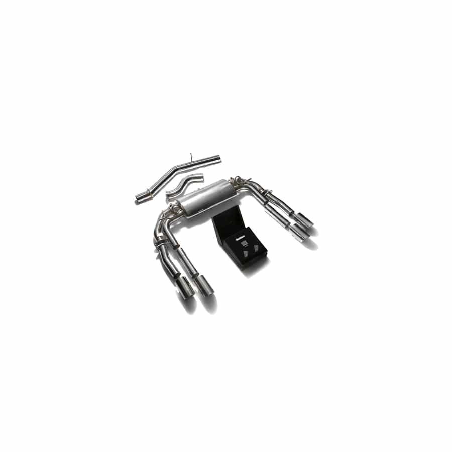 Armytrix AUVS4-QS11C Valvetronic Exhaust System Audi S3 8V Sedan 2.0 Turbo 2013-2021 with Quad Chrome 3.5"