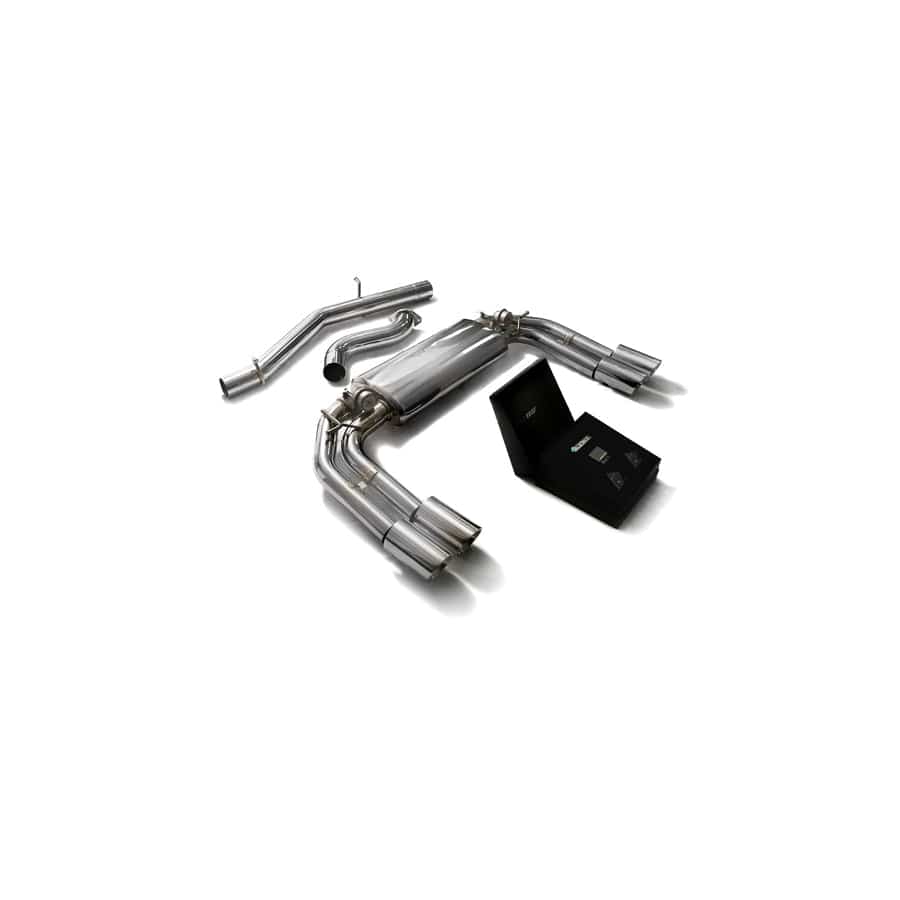 Armytrix AUVS5-QS11C Valvetronic Exhaust System Audi S3 8V 2.0 2013-2021 with Quad Chrome 3.5"