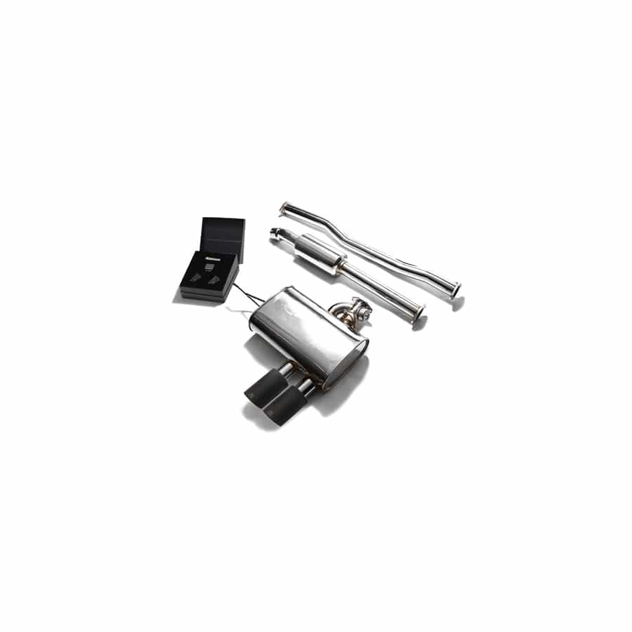 Armytrix MNF53-DS11M Valvetronic Exhaust System Mini Cooper S F56 2014-2020 with Dual Matte Black 3.5"