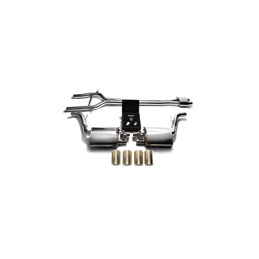 Armytrix P70N1-QS11G Valvetronic Exhaust System Porsche 970 Panamera | S | GTS 3.6/4.8L 2010-2013 with Quad Gold 3.5"