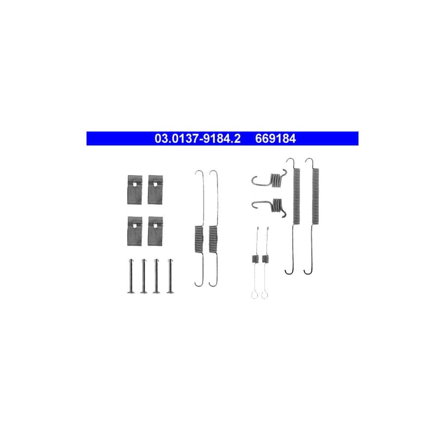 ATE 03.0137-9184.2 Accessory Kit, Brake Shoes for FORD ESCORT