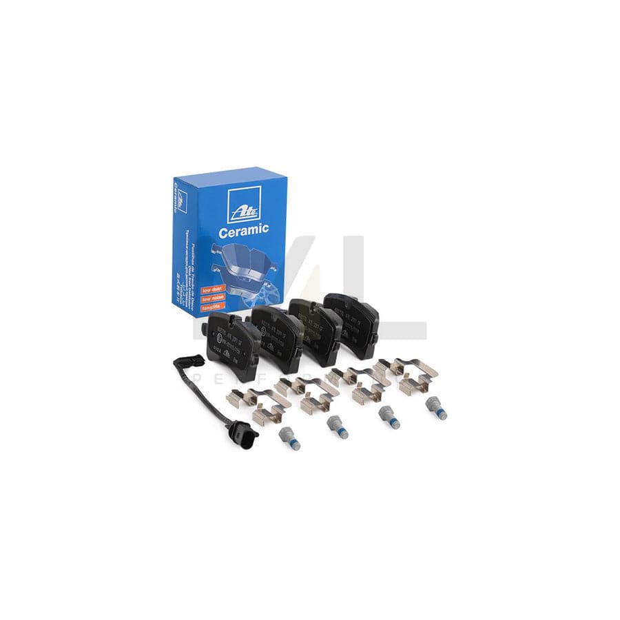 ATE 13.0460-2770.2 Brake pad set incl. wear warning contact, with brake caliper screws, with accessories
