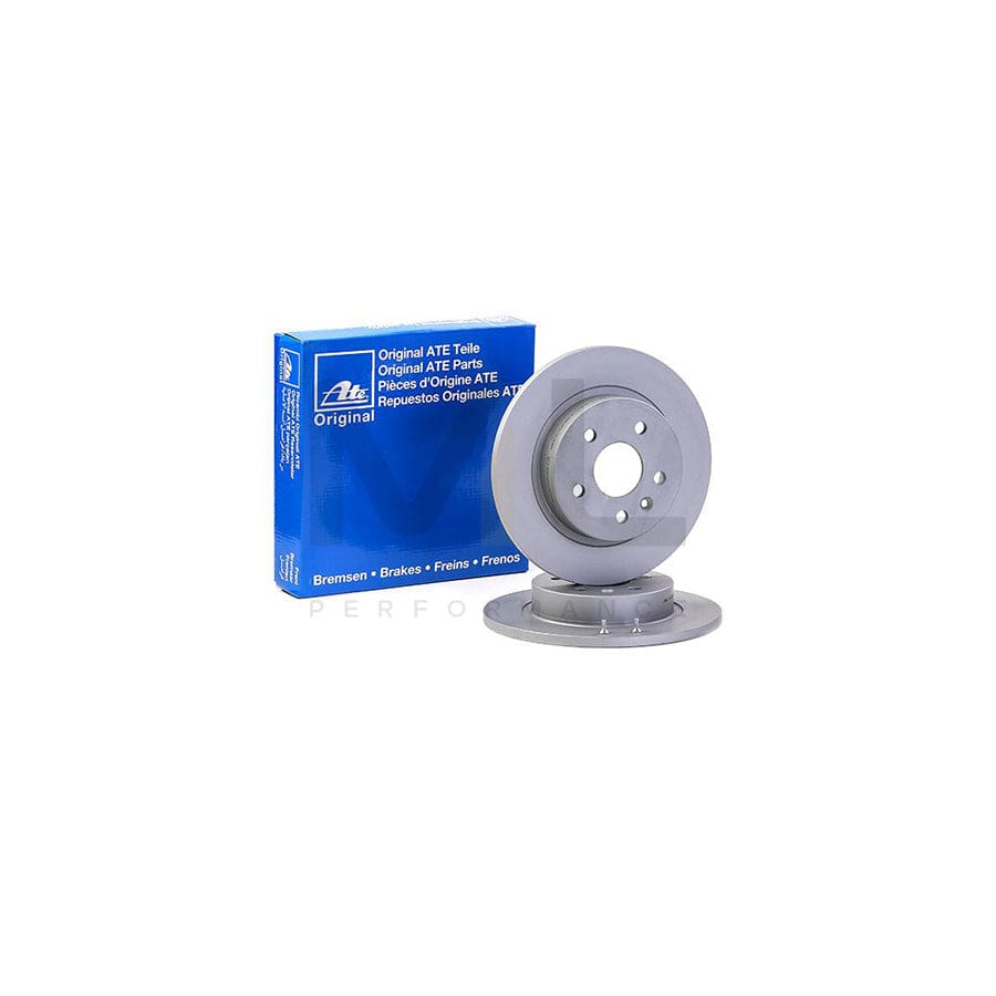 ATE 24.0112-0188.1 Brake Disc Solid, Coated, with bolts/screws - 1 piece