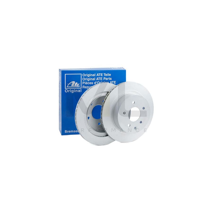ATE 24.0116-0119.1 Brake Disc Vented, Coated - 1 piece