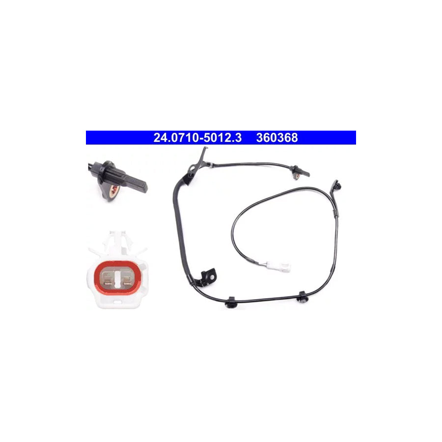 ATE 24.0710-5012.3 Abs Sensor for Toyota Yaris