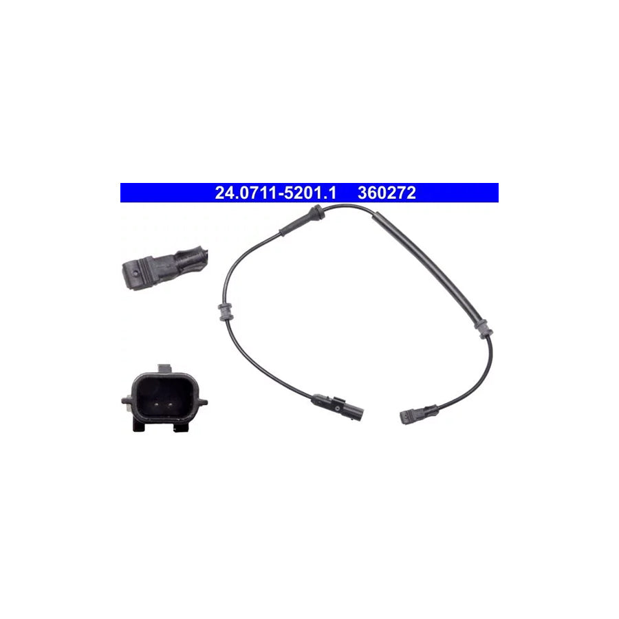 ATE 24.0711-5201.1 Abs Sensor for Renault Laguna
