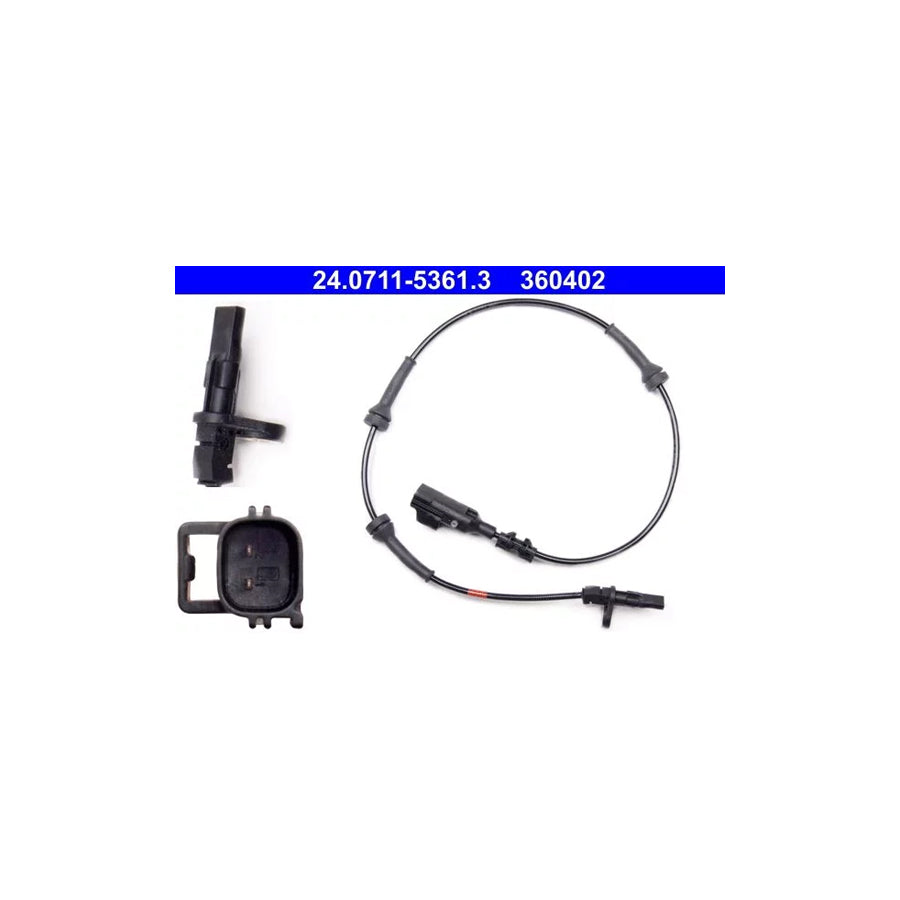 ATE 24.0711-5361.3 Abs Sensor for Land Rover Range Rover Evoque