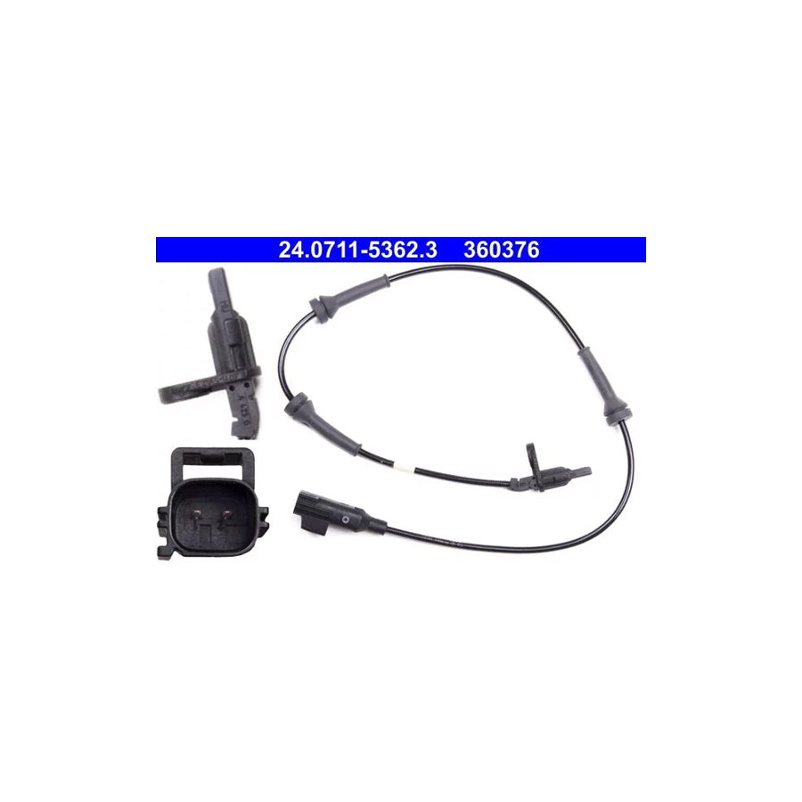 ATE 24.0711-5362.3 Abs Sensor for Land Rover Range Rover Evoque