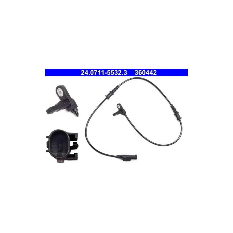 ATE 24.0711-5532.3 Abs Sensor Suitable for Mercedes-Benz Sprinter