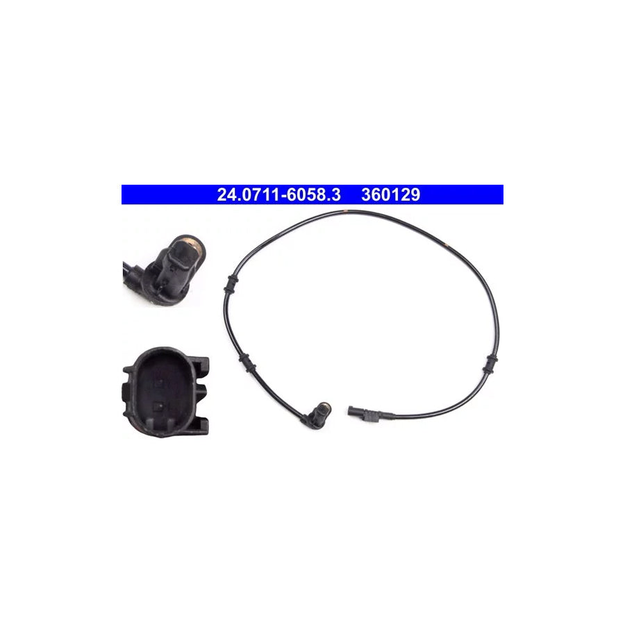 ATE 24.0711-6058.3 Abs Sensor Suitable for Mercedes-Benz ML-Class (W163)