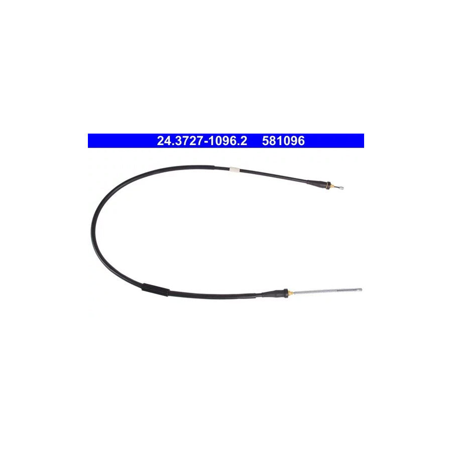ATE 24.3727-1096.2 Hand Brake Cable for Renault Clio