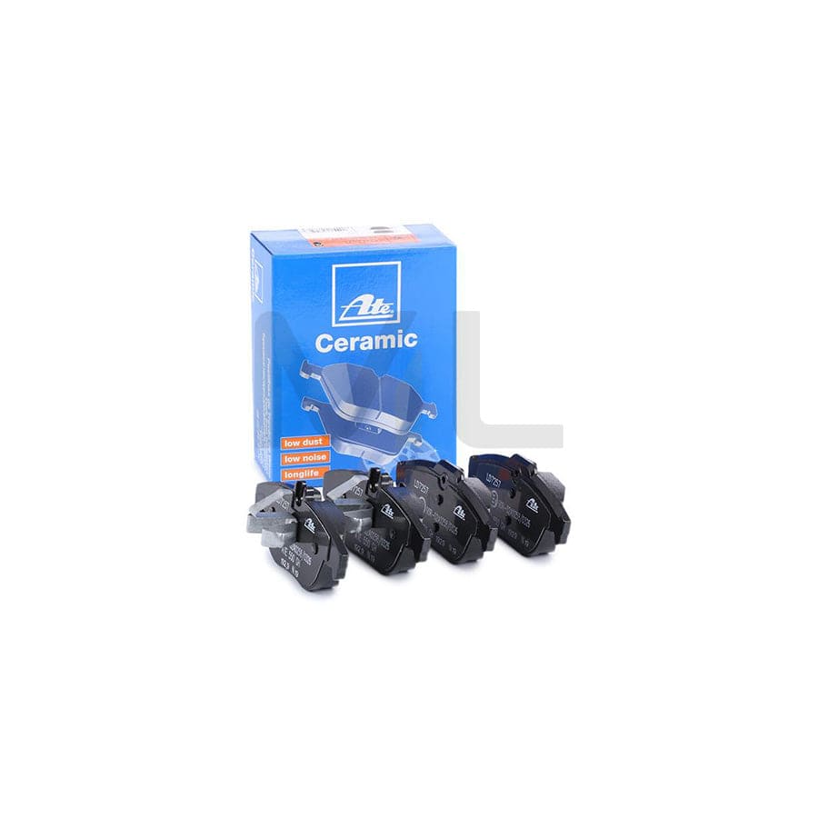 ATE Ceramic 13.0470-7257.2 Brake pad set excl. wear warning contact, prepared for wear indicator