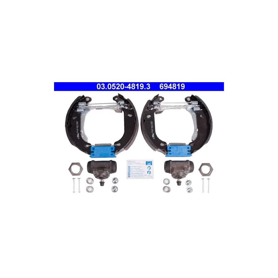 ATE Original Topkit 03.0520-4819.3 Brake Set, Drum Brakes for Peugeot 206