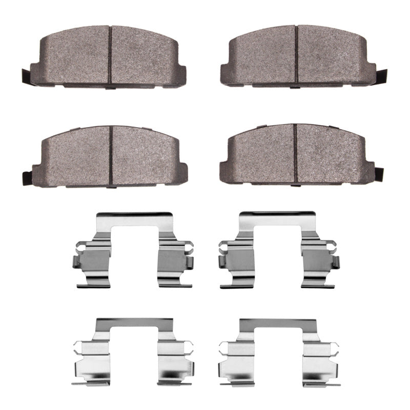 R1 Concepts R1 86-86 Isuzu Trooper Front Semi Met Pads & Hardware Kit