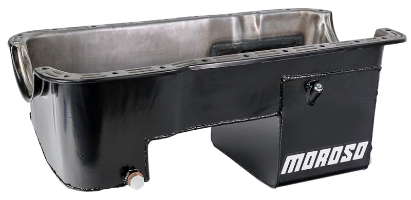 Moroso Ford 351W (w/Rear Sump) Extra Deep Wet Sump 7qt 9in Steel Oil Pan