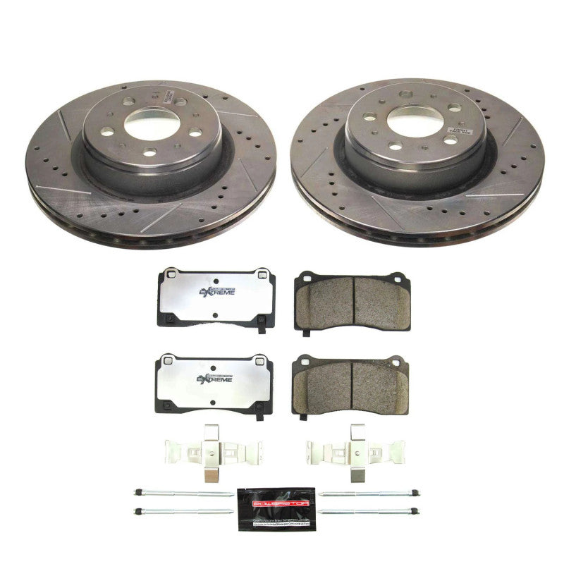 PowerStop Power Stop 17-21 Tesla 3 Front Z26 Street Brake Kit