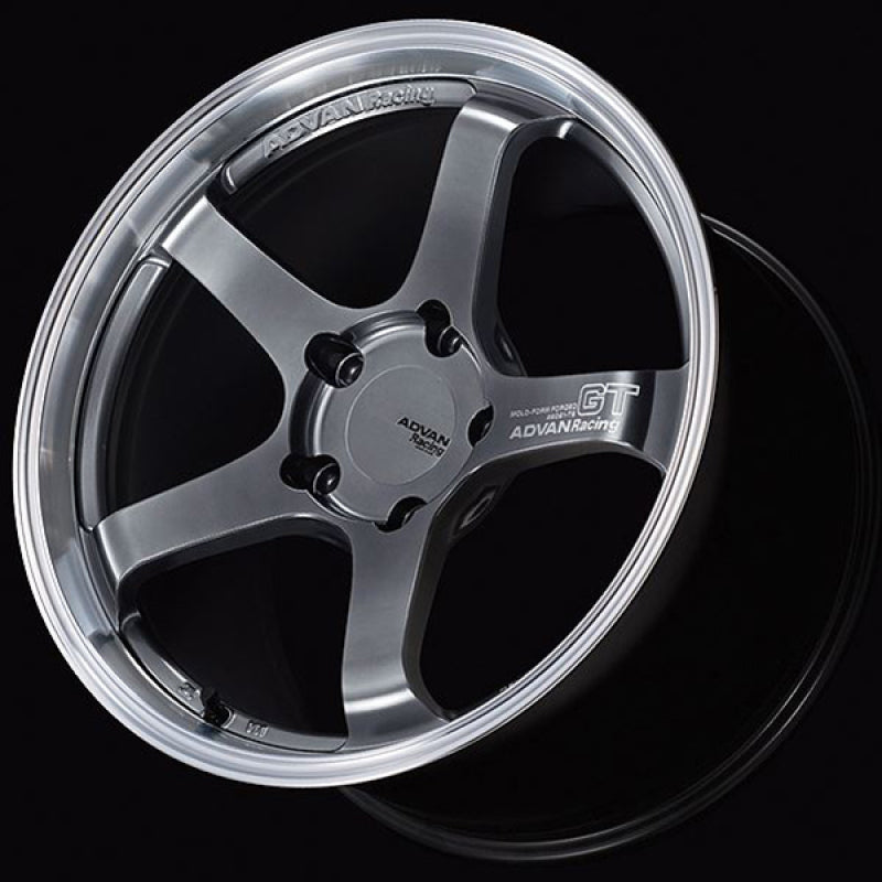 Advan GT Beyond 18x9 +45 5x100 Machining and Hyper Platinum Black Wheel
