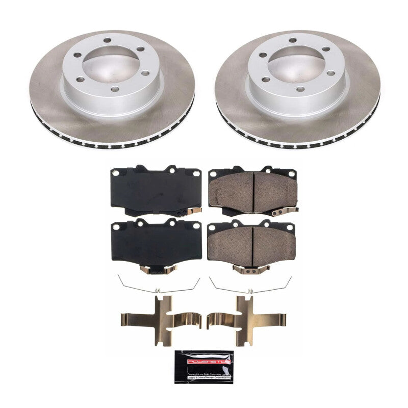 PowerStop Power Stop 2004 Toyota Tacoma Front Semi-Coated Rotor Kit