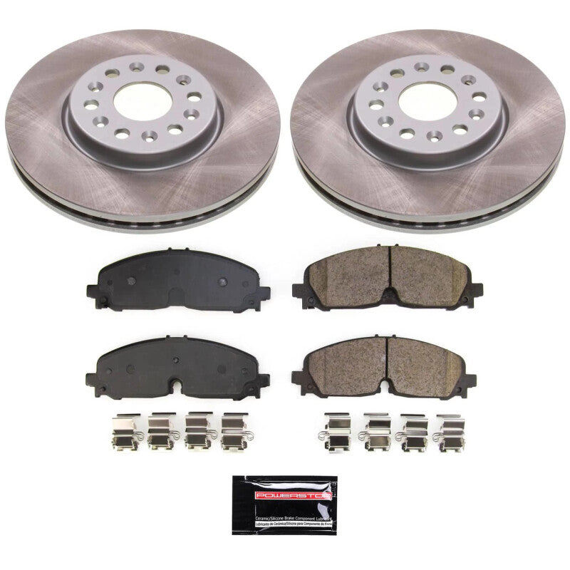 PowerStop Power Stop 21-22 GMC Acadia Front Semi-Coated Rotor Kit
