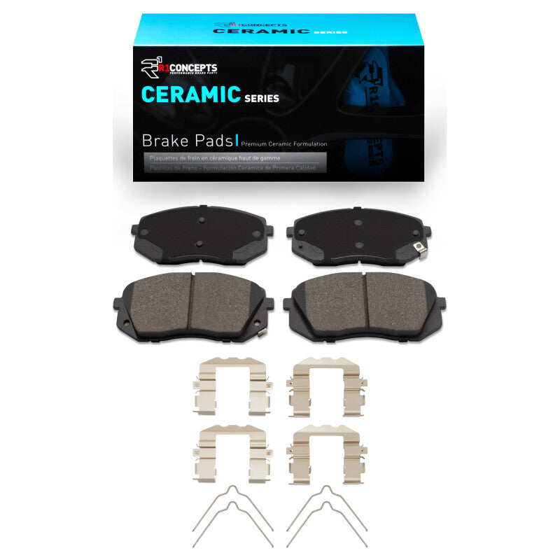 R1 Concepts R1 2017-2025 Hyundai Elantra GT Front R1 Ceramic Pads & Hardware Kit