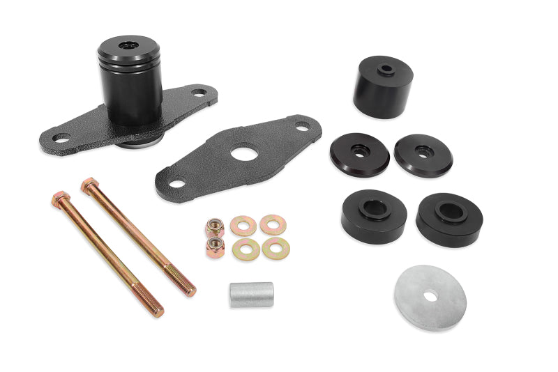 BMR Suspension BMR 11-18 Dodge Challenger Motor Mount Solid Bushing Upgrade Kit - Black Anodized