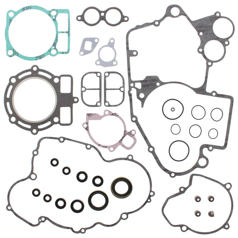 Vertex Pistons Vertex Gaskets 00-02 KTM EXC 400 Complete Gasket Kit w/ Oil Seals