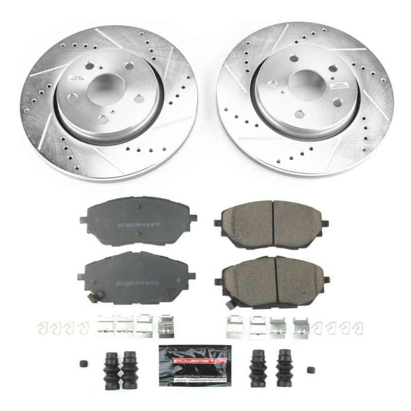 PowerStop Power Stop 18-19 Toyota C-HR Front Z23 Evolution Sport Brake Kit