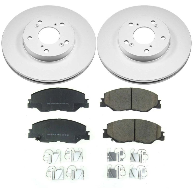 PowerStop Power Stop 2019 Honda Insight Front Z17 Evolution Geomet Coated Brake Kit