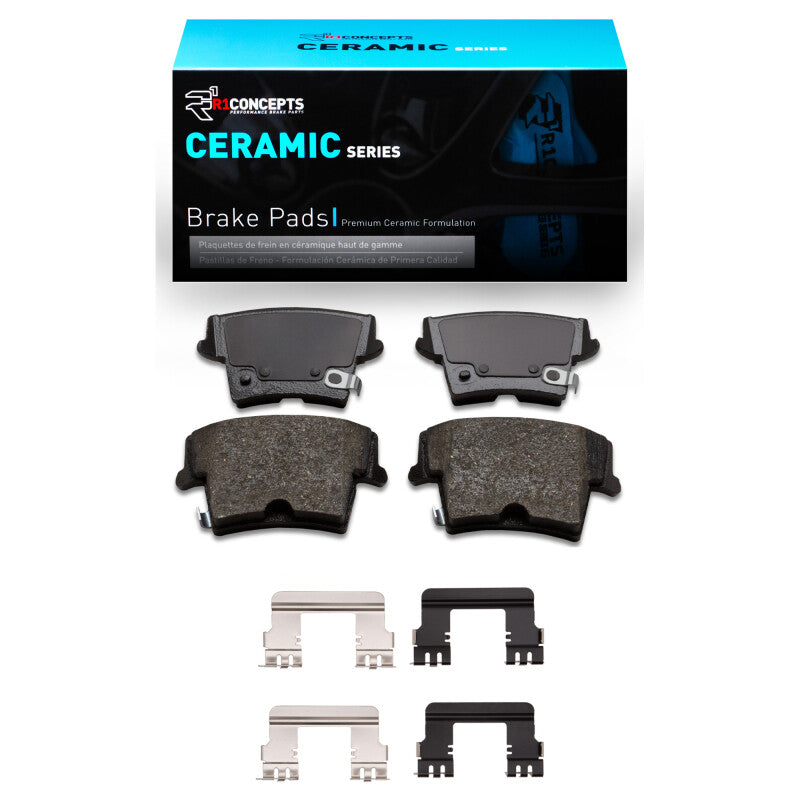 R1 Concepts R1 06-14 Dodge Charger Rear Ceramic Pads & Hardware Kit
