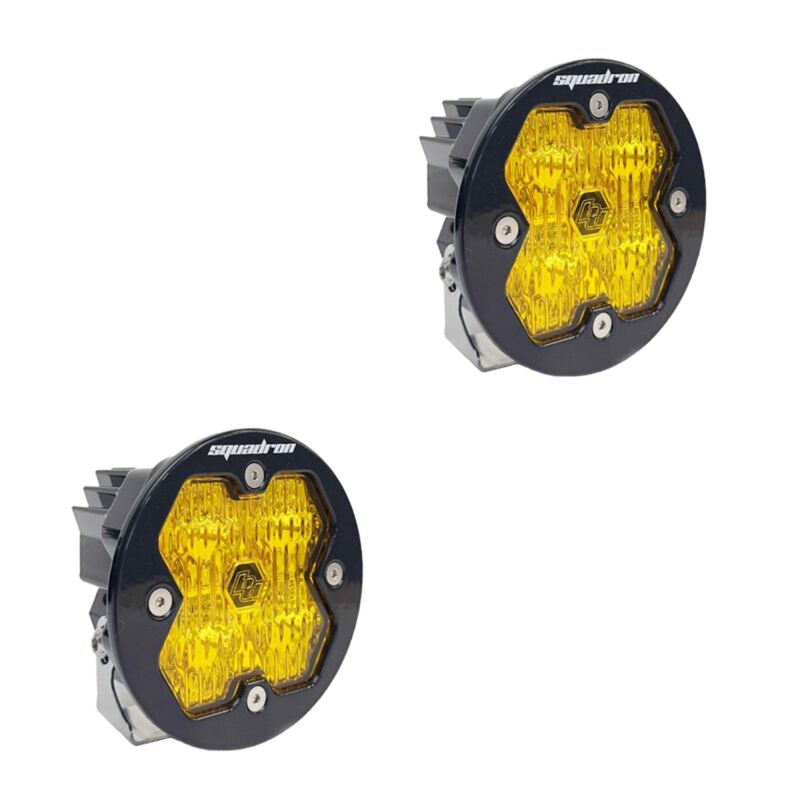 Baja Designs Squadron-R 2.0 Sport (Pair) LED Wide Cornering / No Harness - Baja Amber