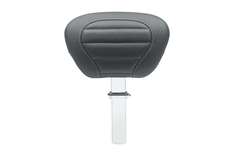 Mustang Motorcycle Mustang 08-21 HD Electra Glide,Rd Glide,Rd King,Str Glide Driver Backrest - Black w/ Grey Stitching