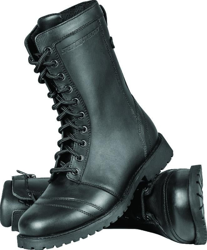 Speed and Strength Fast Times Leather Boots Black Womens Size - 9