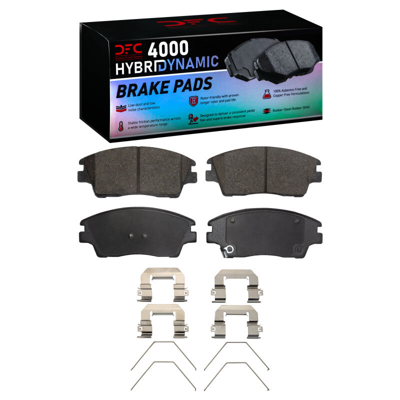 DFC 16-22 Hyundai Elantra Front 4000 HybriDynamic Brake Pads and Hardware Kit