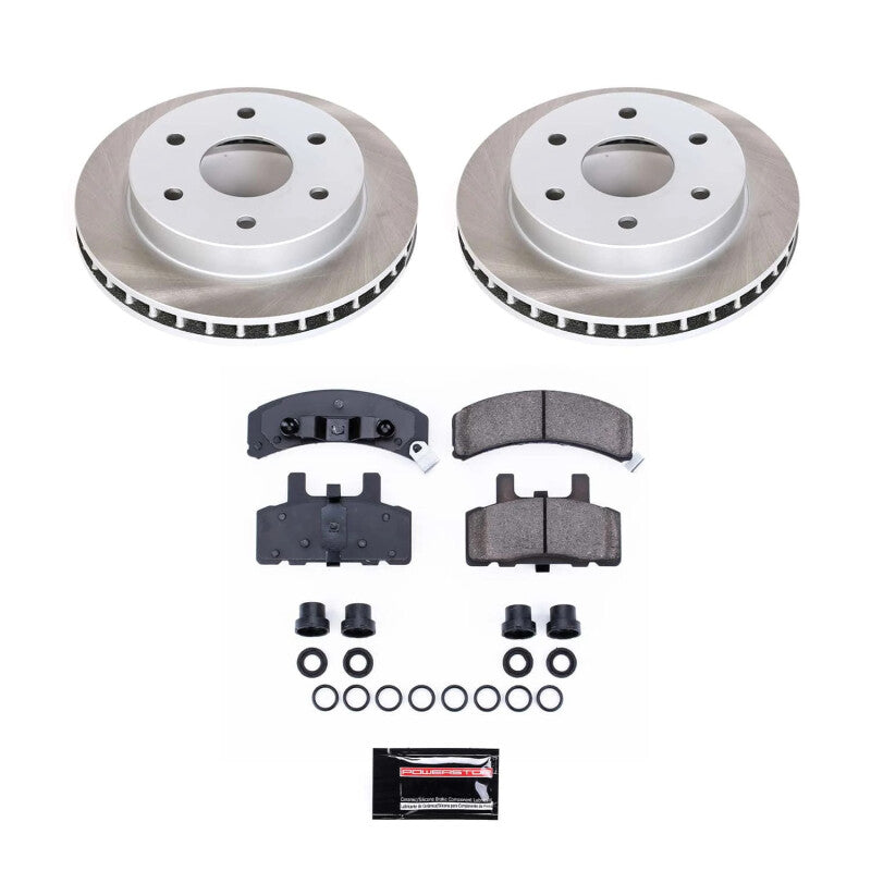PowerStop Power Stop 92-00 GMC Yukon Front Semi-Coated Rotor Kit