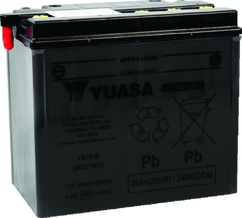 Yuasa Battery Yuasa YB16-B Yumicron 12-Volt Battery