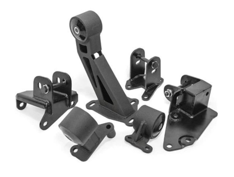 Innovative Mounts Innovative 96-00 Civic J-Series Black Steel Mounts 95A Bushings (EG/DC Subframe)