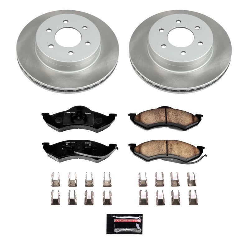 PowerStop Power Stop 98-99 Dodge Durango Front Semi-Coated Rotor Kit