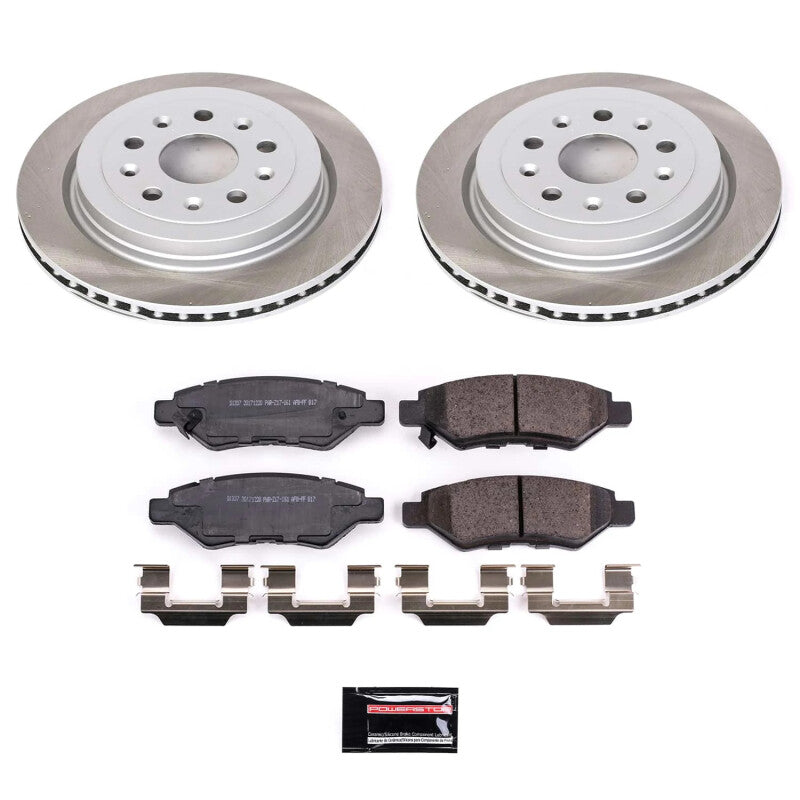 PowerStop Power Stop 10-15 Chevrolet Camaro Rear Semi-Coated Rotor Kit