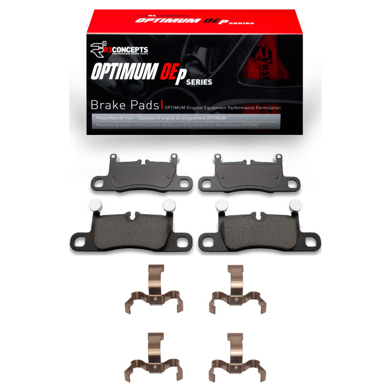 R1 Concepts R1 2020-2025 Audi e-Tron GT Rear R1 Optimum OE Pads & Hardware Kit