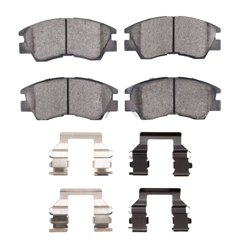 R1 Concepts R1 86-08 Dodge Ram 50 Front Semi Met Pads & Hardware Kit