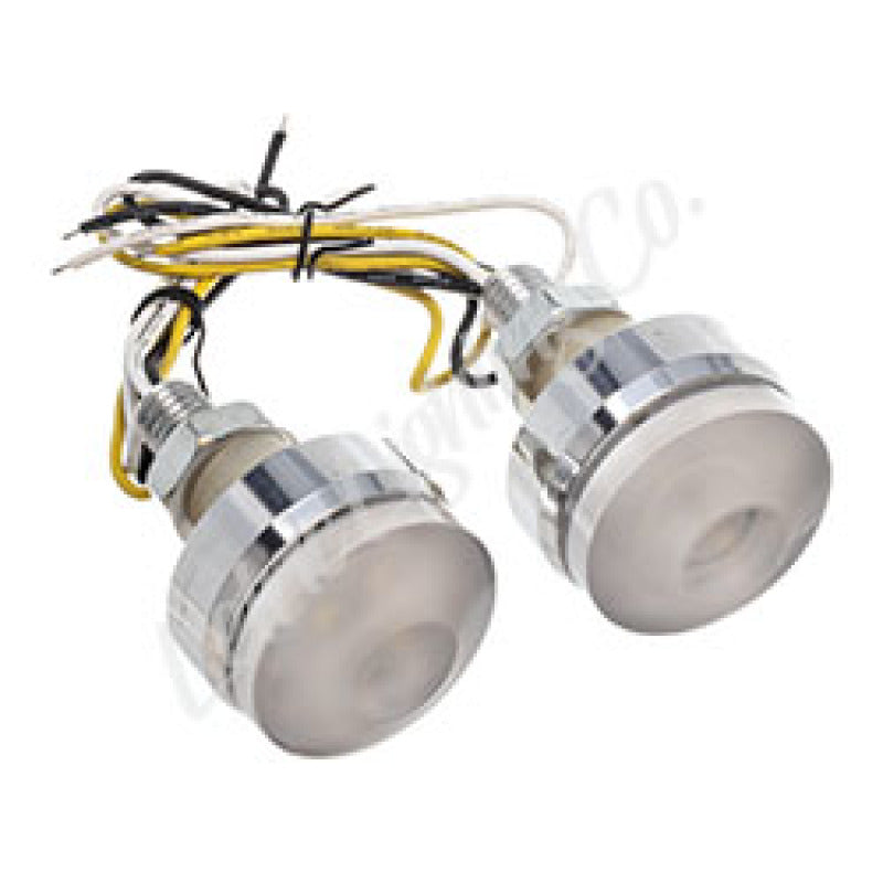 Letric Lighting Surface Indicators Lights Polished White/Amber